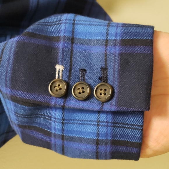 Merona Blue Plaid Blazer - Picture 8 of 12